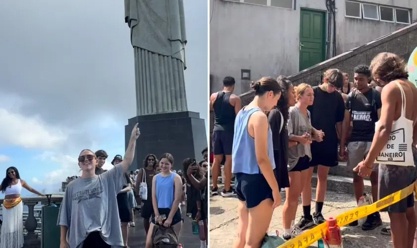 Missionária prega no Cristo Redentor e leva jovens a Jesus: “Ele não é apenas uma estátua”